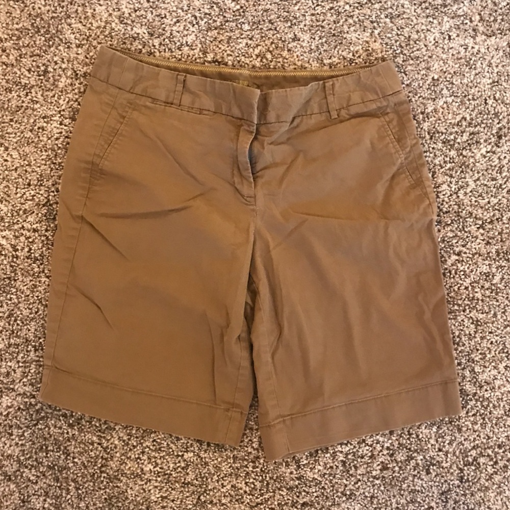 J.crew brown shorts